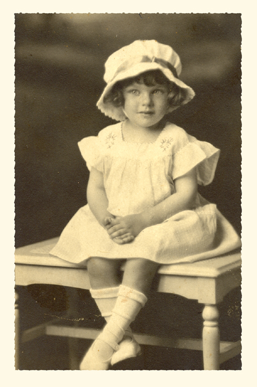 Catherine Eugenia Whitted, daughter of James Albert Whitted and Frances Brent, age 2